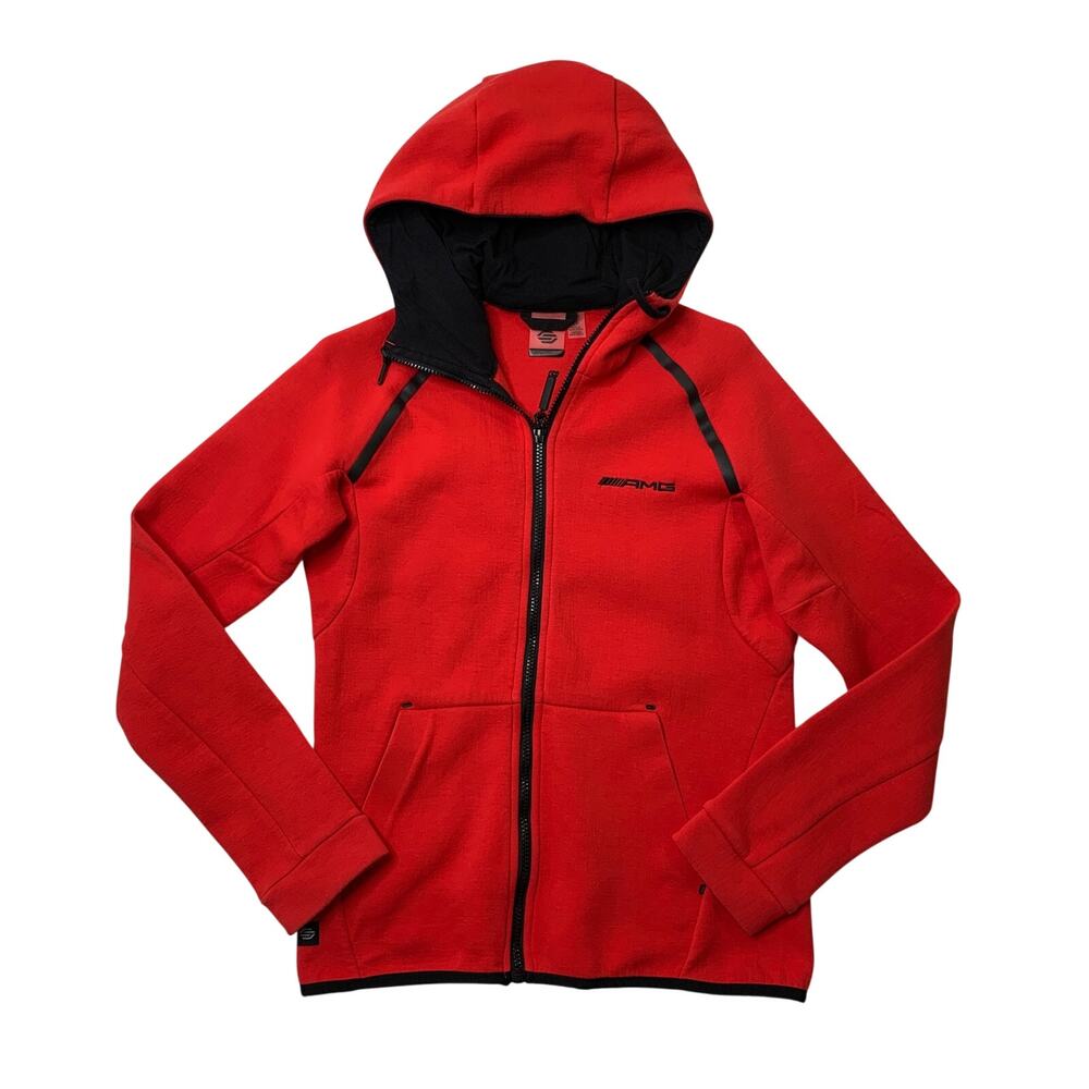 Mercedes AMG Jacket Mens Small H2Xtreme Dry Cotton Blend Full Zip Hood Stormtech